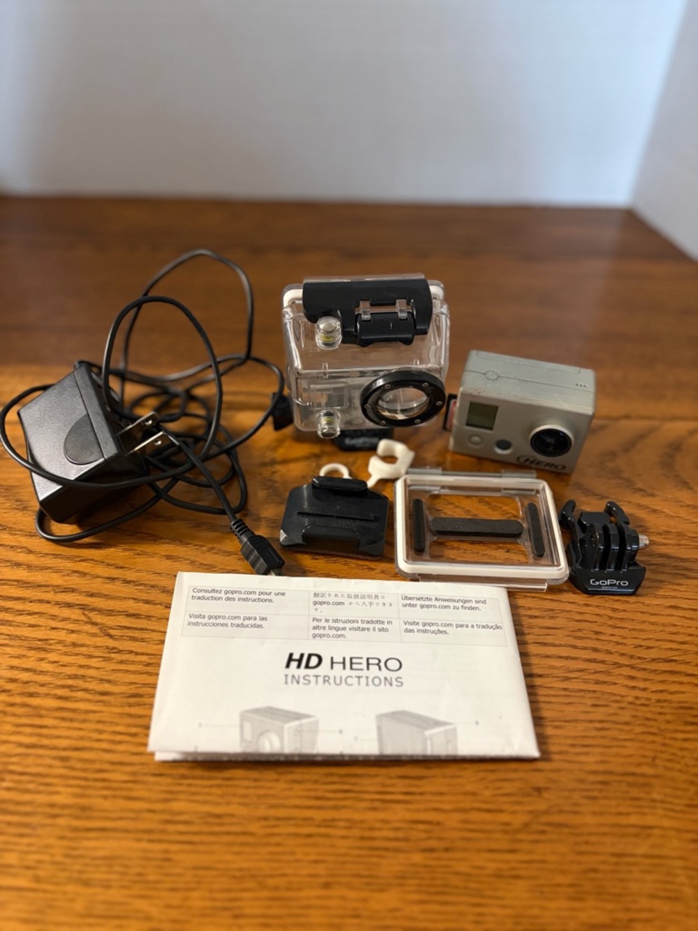 GoPro Silver HD HERO Camera with Accessories. YHDC5170. First edition